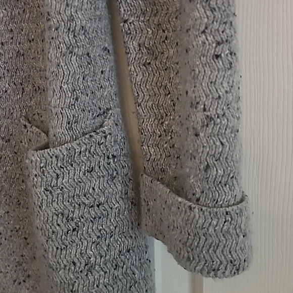 J. Crew Mercantile Lambs Wool Blend Sweater Jacket Button Front Pockets Women XS - Picture 4 of 10